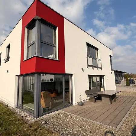 펜션 Luxus - 240m2-sauna-kamin-4 Schlafzimmer-2 Baeder Igling